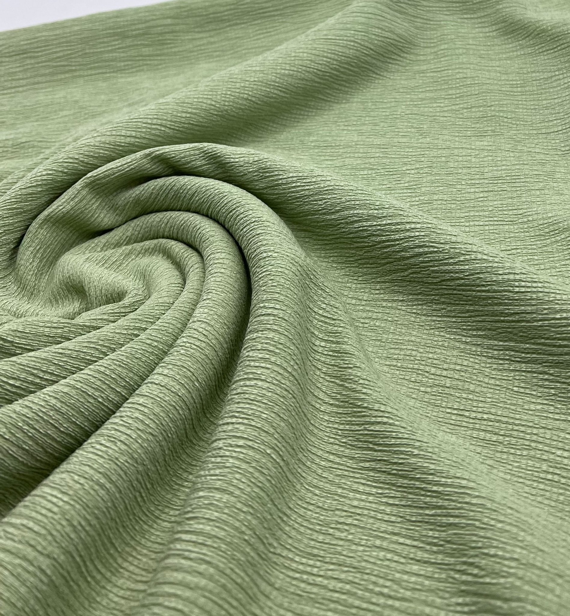 Sage Green Tree Bark Stretch Dress Craft Fabric - T9 Fabrics